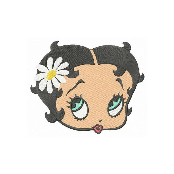 Betty with chamomile embroidery design - Embroidery Design