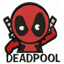 Villain Deadpool embroidery design showcasing a playful and mischievous character for creative stitching projects.