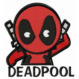 Villain Deadpool embroidery design - Embroidery Design