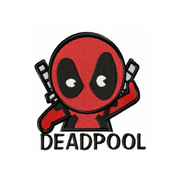 Villain Deadpool embroidery design - Embroidery Design