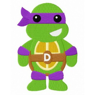 Chibi Donatello  embroidery design - Embroidery Design