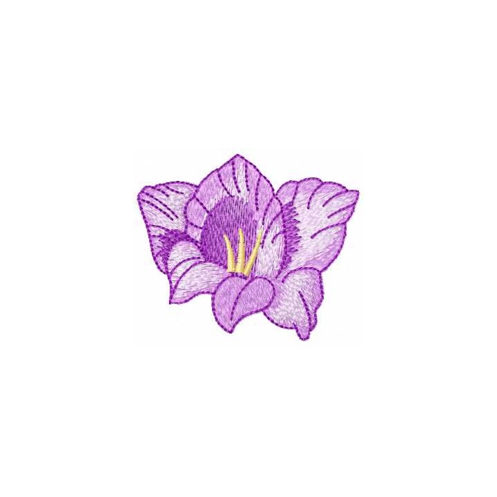 Violet flower 42 embroidery design - Embroidery Design