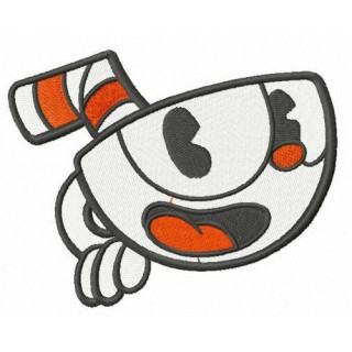 Cuphead embroidery design - Embroidery Design