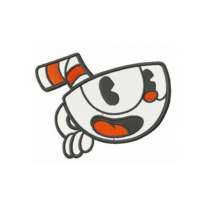 Cuphead embroidery design - Embroidery Design