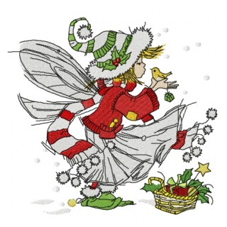 Kind elf embroidery design - Embroidery Design
