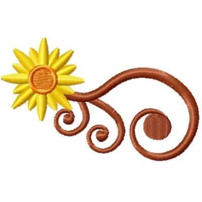 Sun swirl 2 embroidery design preview showcasing intricate motifs for FSL and decoration projects.