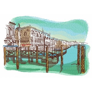 Pier embroidery design - Embroidery Design