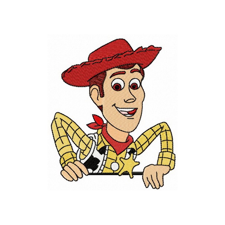 Cowboy Woody embroidery design - Embroidery Design