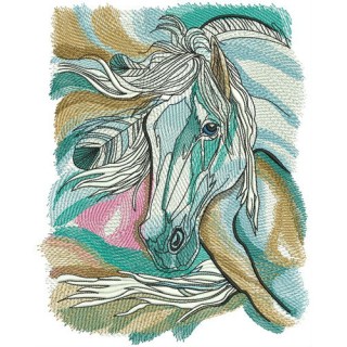 Horse spirit in my dreams embroidery design - Embroidery Design