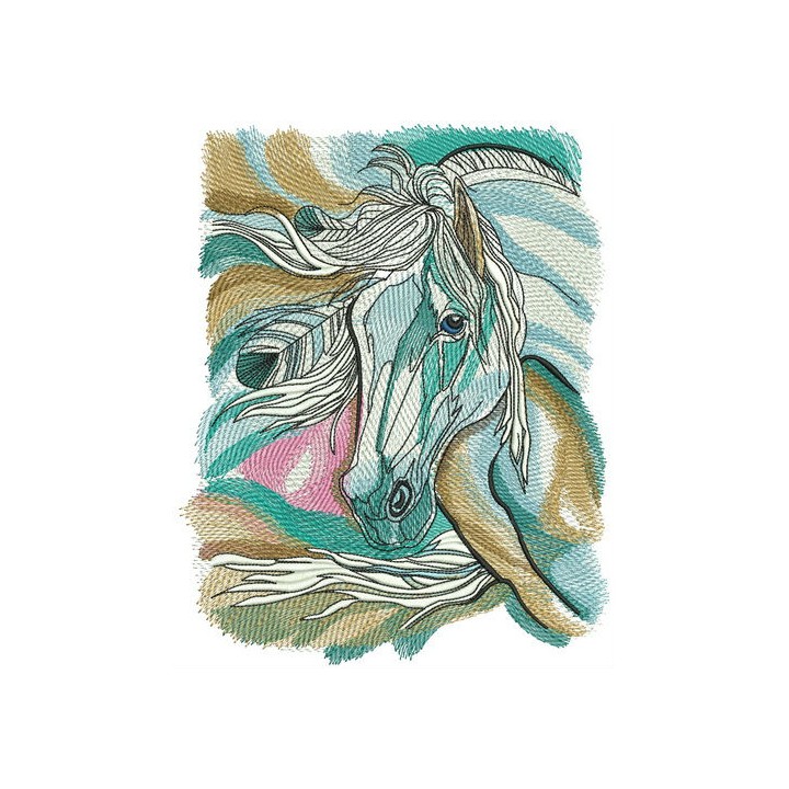 Horse spirit in my dreams embroidery design - Embroidery Design