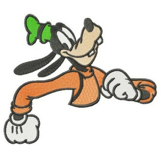 Funny Goofy embroidery design - Embroidery Design