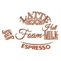 Preview of a written latte recipe embroidery design featuring detailed stitching patterns for coffee lovers.