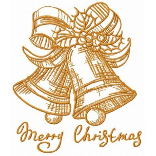 Golden bells embroidery design - Embroidery Design