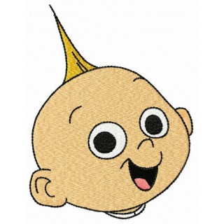 Jack-Jack Parr face embroidery design - Embroidery Design