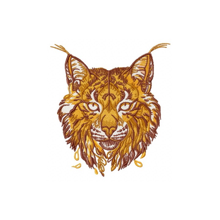 Lynx embroidery design - Embroidery Design