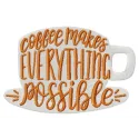 Preview of the 'Coffee Makes Everything Possible' embroidery design featuring intricate stitching patterns.