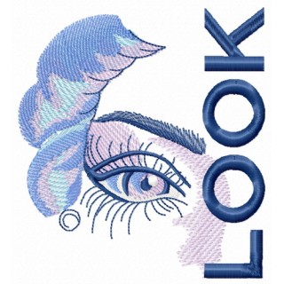 Look embroidery design - Embroidery Design