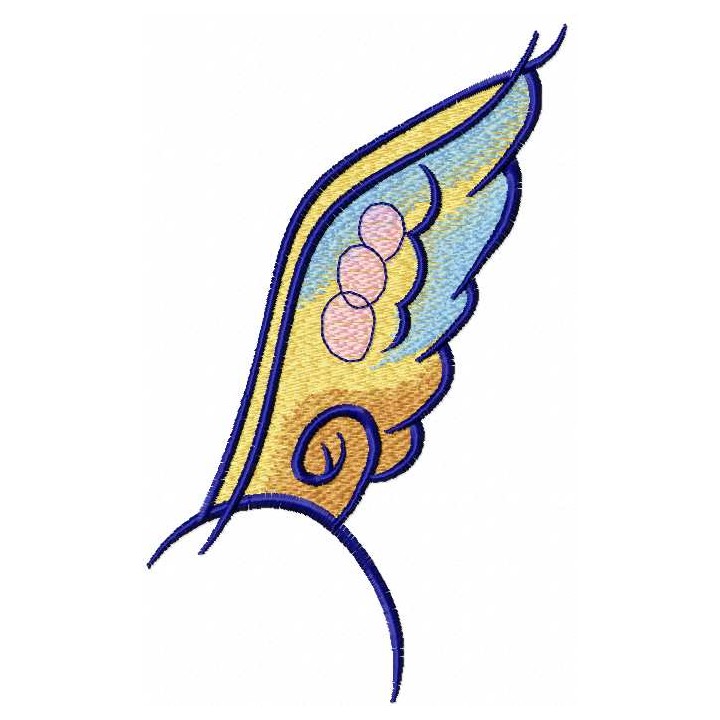 Big wing embroidery design - Embroidery Design