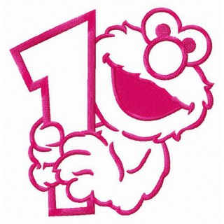 Elmo 1 embroidery design - Embroidery Design