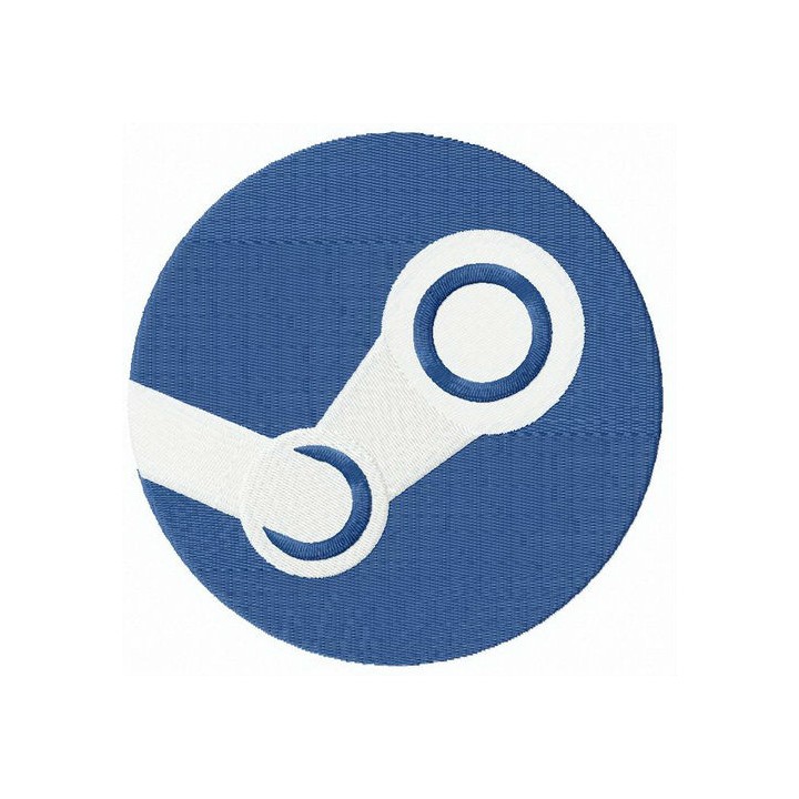 Steam alternative logo embroidery design - Embroidery Design