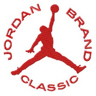 Jordan Brand Classic alternative logo embroidery design - Embroidery Design