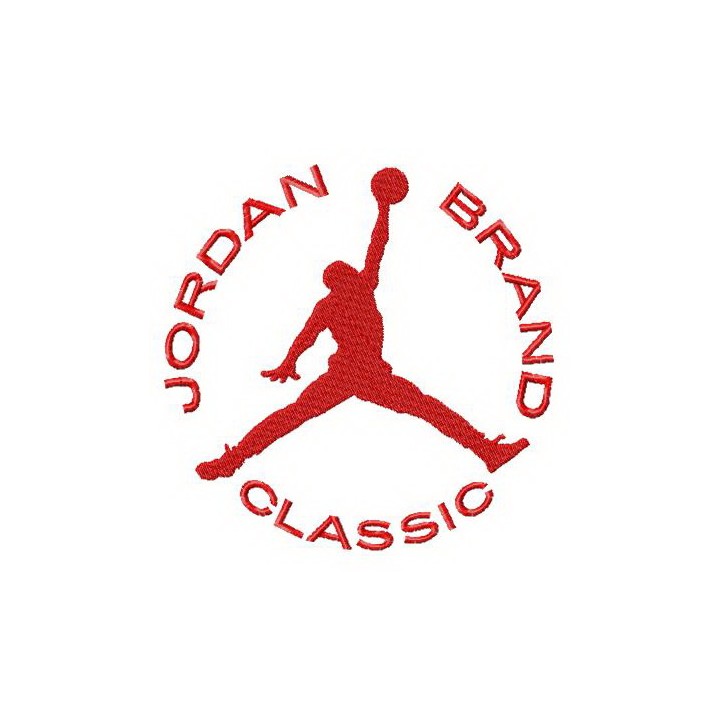 Jordan Brand Classic alternative logo embroidery design - Embroidery Design