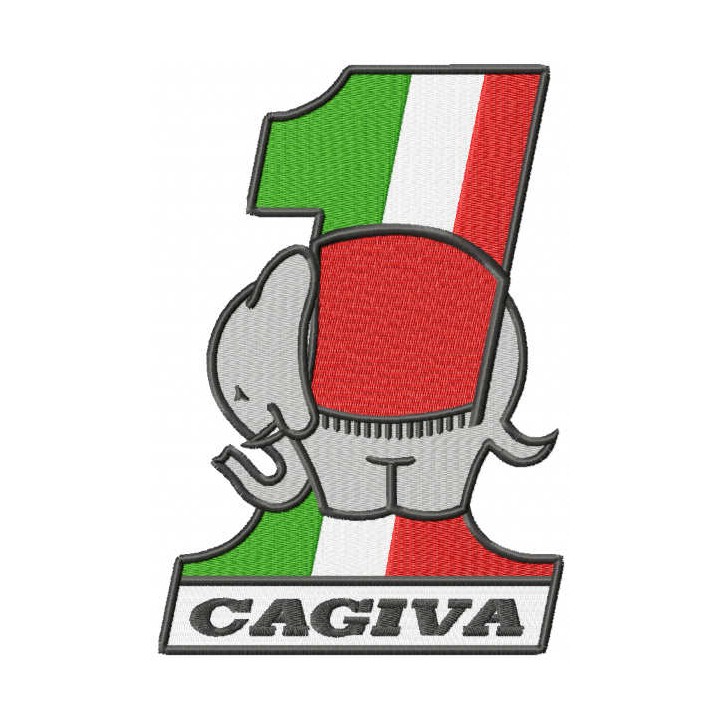 Ducati cagiva logo embroidery design - Embroidery Design