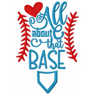 All about that base embroidery design - Embroidery Design