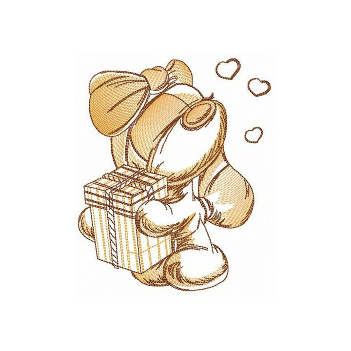 Adorable Cocker Spaniel embroidery design - Embroidery Design