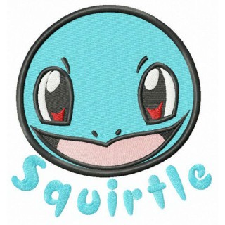 Squirtle embroidery design - Embroidery Design