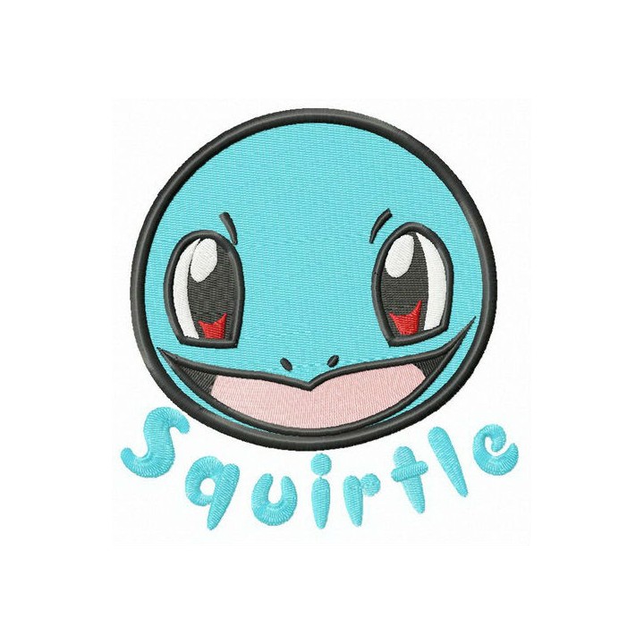 Squirtle embroidery design - Embroidery Design