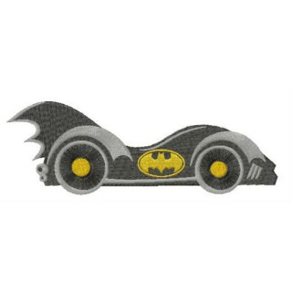 Batmobile embroidery design - Embroidery Design