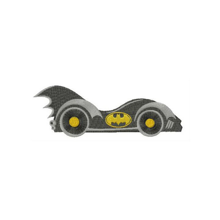Batmobile embroidery design - Embroidery Design