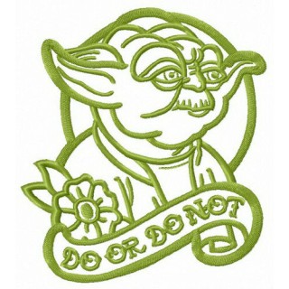 DO OR DO NOT embroidery design - Embroidery Design