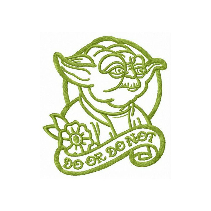 DO OR DO NOT embroidery design - Embroidery Design