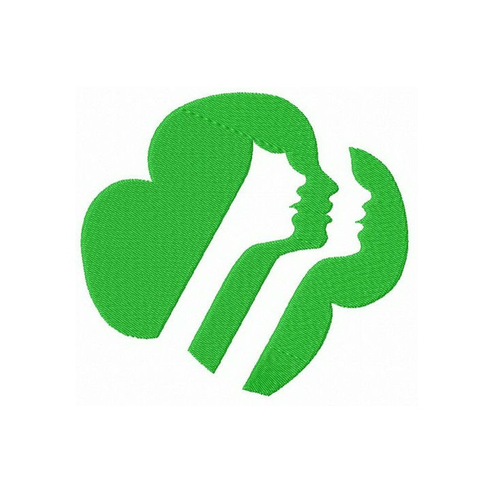 Girl Scouts of the USA logo embroidery design - Embroidery Design