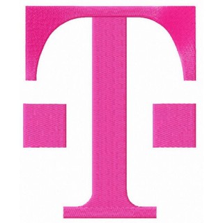 T-Mobile alternative logo embroidery design - Embroidery Design
