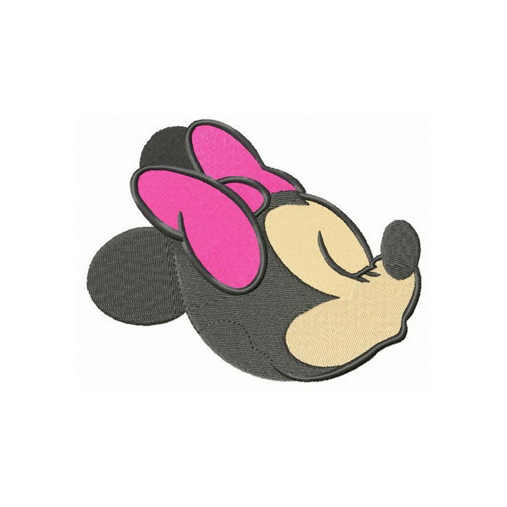 Minnie's kiss embroidery design - Embroidery Design