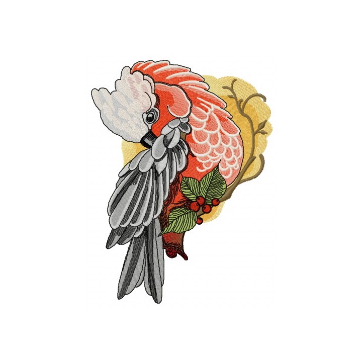 Galah embroidery design - Embroidery Design