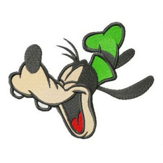 Happy Goofy embroidery design - Embroidery Design