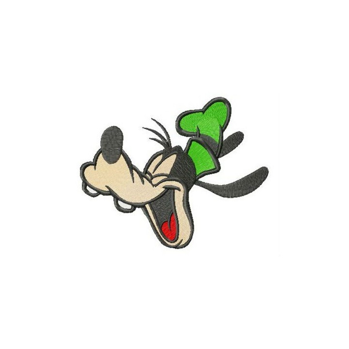 Happy Goofy embroidery design - Embroidery Design