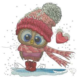 Frozen bird embroidery design - Embroidery Design