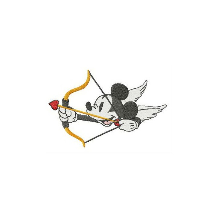 Mickey Amur embroidery design - Embroidery Design