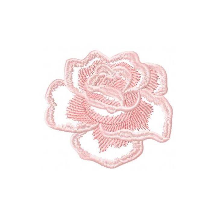 Light pink rose 5 embroidery design - Embroidery Design