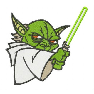 Master Yoda embroidery design - Embroidery Design
