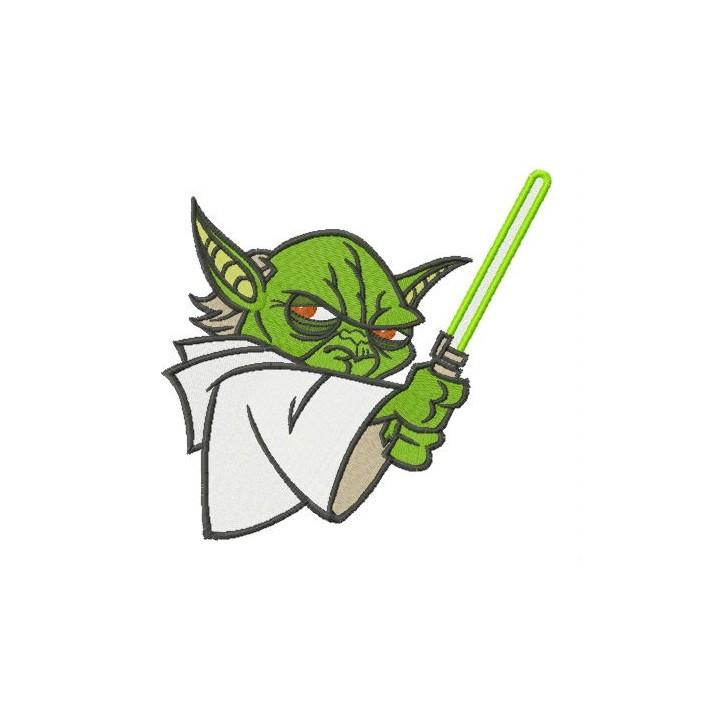 Master Yoda embroidery design - Embroidery Design