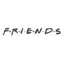 Friends logo embroidery design featuring iconic lettering, ideal for stitching on t-shirts or hoodies.