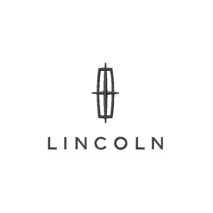 Lincoln logo embroidery design - Embroidery Design