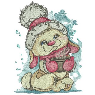 Cocoa for bunny embroidery design - Embroidery Design