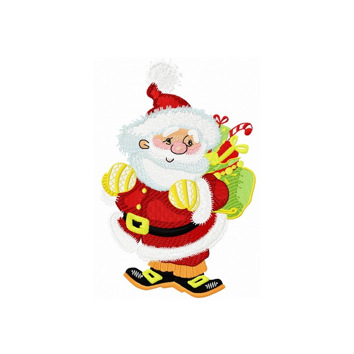 Kind Santa embroidery design - Embroidery Design